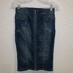 Blank NYC denim pencil skirt